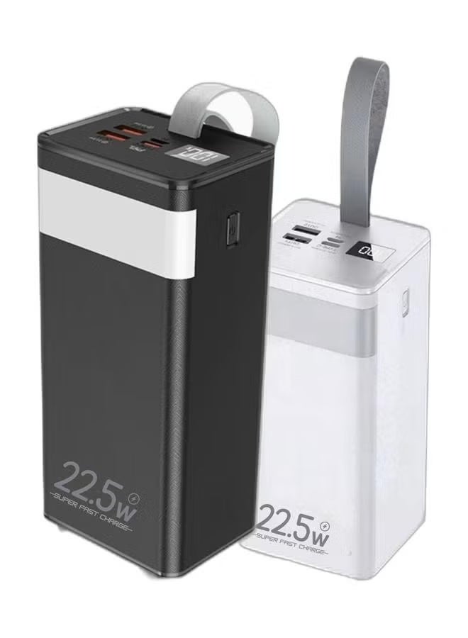 ELTRAZONE 50000mAh Power Bank with 22.5W Fast Charging | USB-C PD, Dual USB Ports & Built-in LED Light | Universal Portable External Battery Charger for Smartphones & Tablets | Black - Image 1